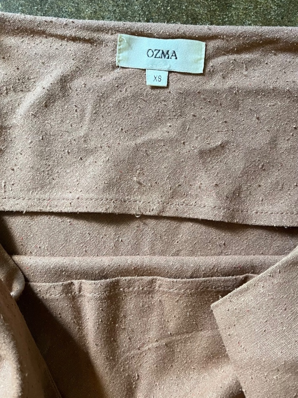 Ozma of California Bias Slip Dress, Silk Noil, XS - Picture 5 of 8